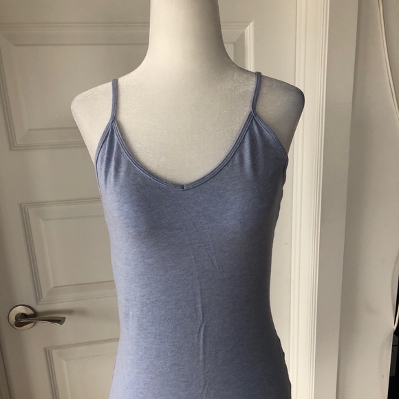 Dynamite Tank Top- Heathered Blue & Purple - Picture 3 of 4